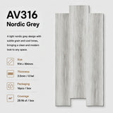 Gorgeous vinyl click flooring AV316 Nordic Grey in Malaysia