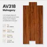 Gorgeous vinyl click flooring AV318 Mahogany in Malaysia