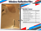 Window Reflective Film Silver Gold