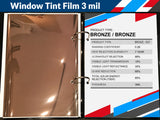 Window Tint Film Bronze 3mil