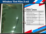 Window Tint Film Green Green 3mil