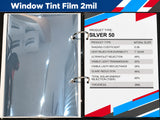 Window Tint Film Silver 50 2mil