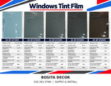 Bosita Decor Window Tint Film SP-ST Series supply and install