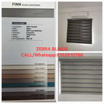 Tirai Zebra Finn Series – Bidai semi blackout moden untuk rumah dan pejabat di Malaysia. Custom saiz & pemasangan tersedia.