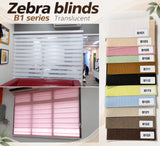 Zebra Blinds B1 Series Translucent Malaysia – 11 Colours, Supply and Installation
