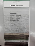 Zebra Blinds Charm Series Semi Blackout Fabric Colour Samples with 1651 White, 1652 Ivory, 1653 Beige and Other Colour Options by Bosita Decor Malaysia