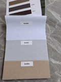 Zebra Blinds Fabric Samples in White, Silver and Beige for Malaysia Homes