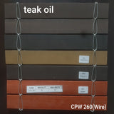 (5 COLOURS)OUTDOOR WOODEN BLIND-CPW 260(1" - WIRE)