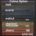 (5 COLOURS)OUTDOOR WOODEN BLIND - CPW050 (5MM ROUND)