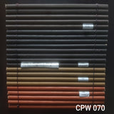 (5 COLOURS)OUTDOOR WOODEN BLIND - CPW070 (7MM ROUND)