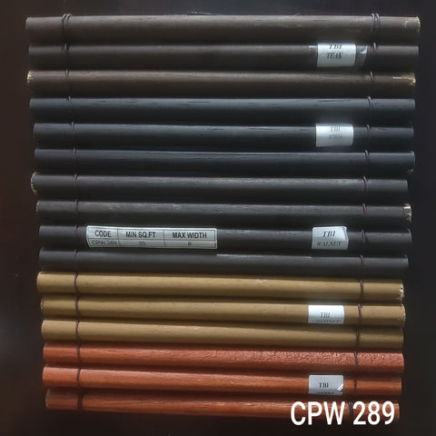 (5 COLOURS)OUTDOOR WOODEN BLIND - CPW289 (10MM ROUND)