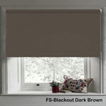 MALAYSIA | ONLINE ROLLER BLIND BLACKOUT DARK BROWN