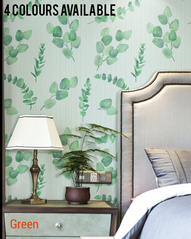 (Malaysia) Wallpaper Luxury-leaf series Home Wall Decor