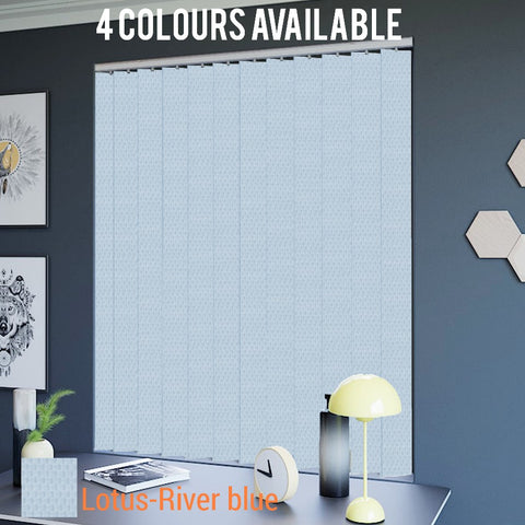 (4 COLOURS) VERTICAL BLIND - LOTUS SERIES