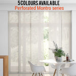 (5 COLOURS) PANEL BLIND - MONTRO SERIES (PERFORATED)