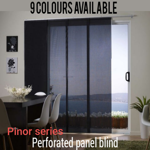 (9 COLOURS) PANEL BLIND - PINOR SERIES (PERFORATED)