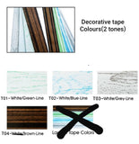 (16 COLOURS) INDOOR WOODEN BLIND (DECORATIVE TAPE) - 50MM