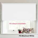 Blackout Roller Blind Focus YM White Fabric for Window Blinds Malaysia