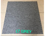 Carpet tiles light grey plain office Malaysia supply and install 