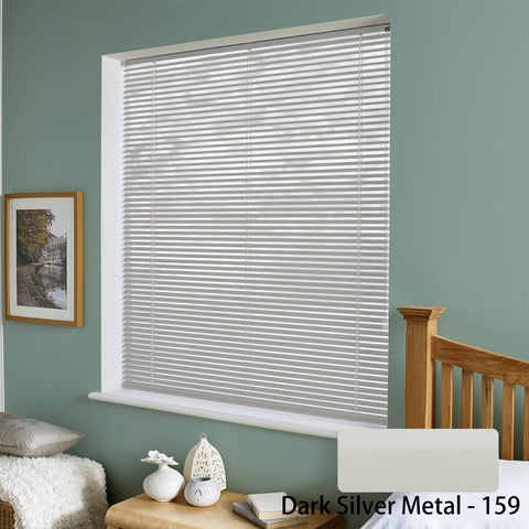 MALAYSIA | ALUMINIUM VENETIAN BLIND DARK SILVER METAL WINDOW BLIND ONLINE BUY