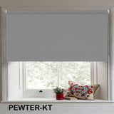 MALAYSIA | (6 Colours) Roller blind-Blackout KT  PEWTER  WINDOW BLIND BUY ONLINE
