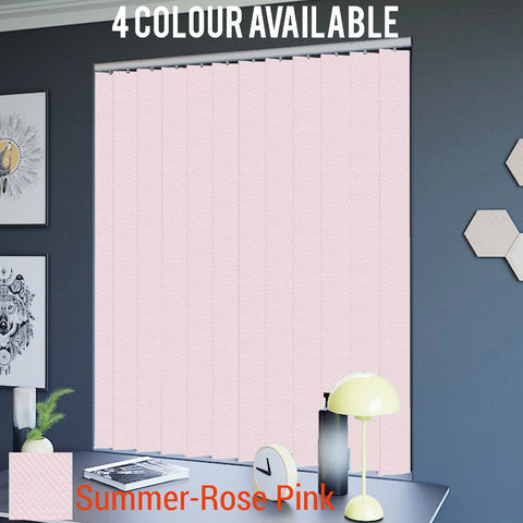 (4 COLOURS) VERTICAL BLIND - SUMMER SERIES